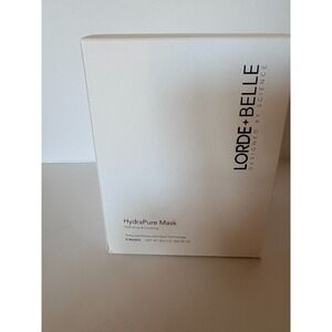 Lorde + Belle HydraPure Mask for Deep Hydration (8-Pack) New Sealed Box MSRP $99